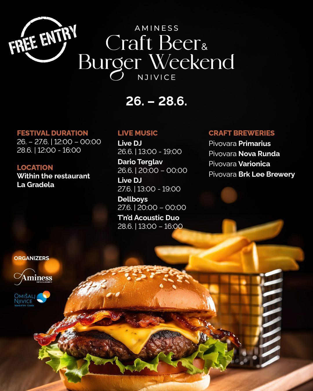 Craft beer & burger weekend