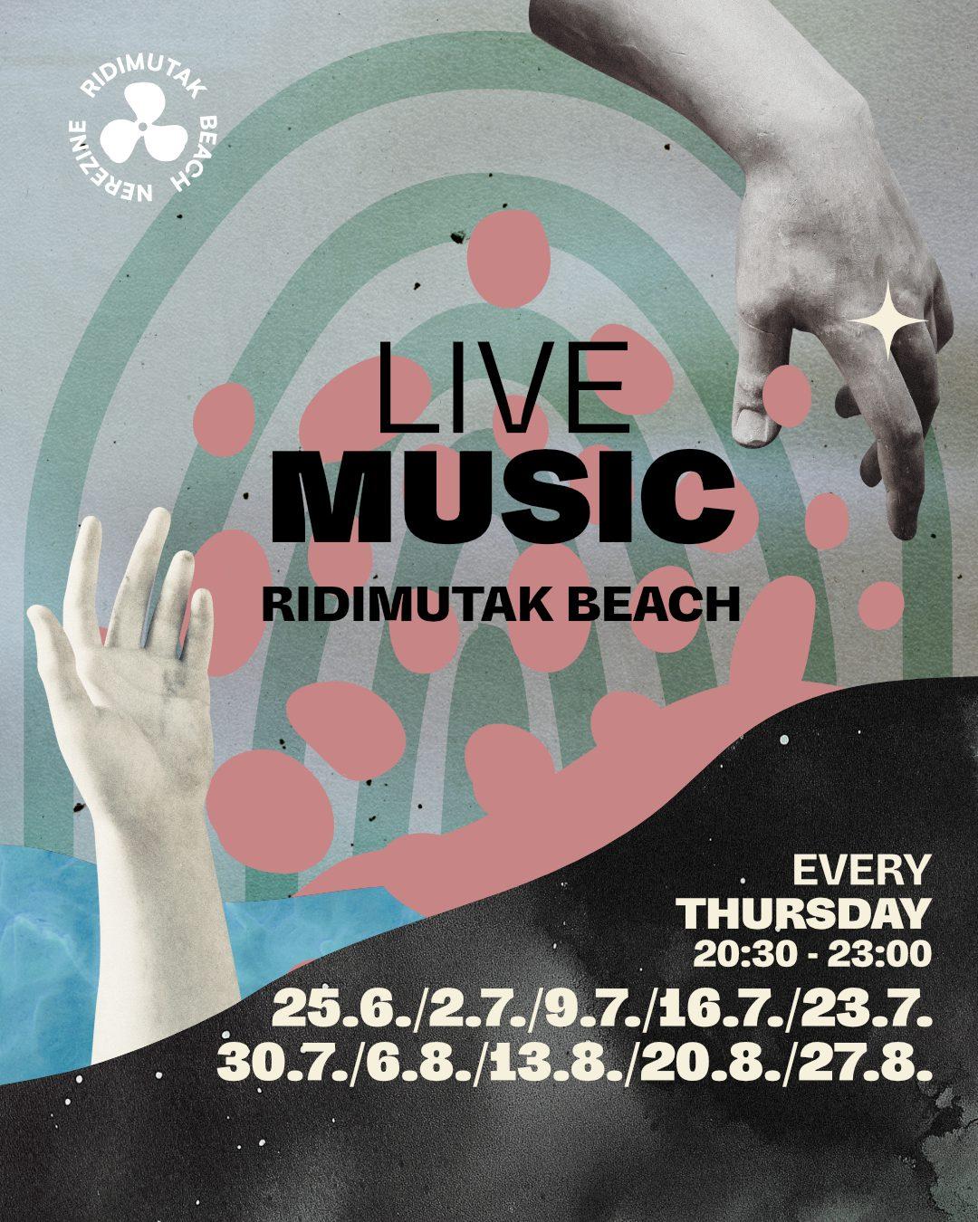 LIVE MUSIC - Ridimutak beach bar