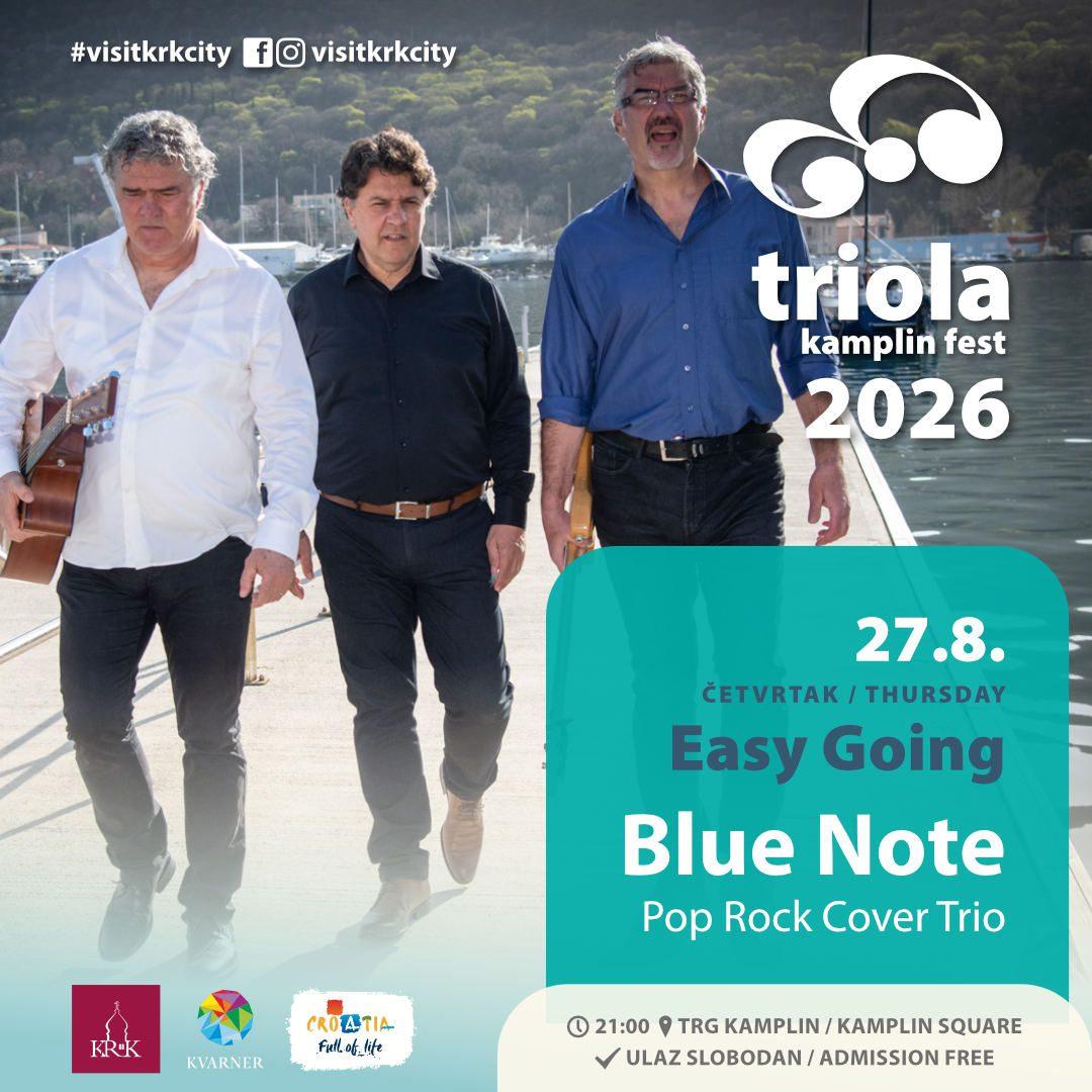 Blue Note – Pop Rock Cover Trio u gradu Krku