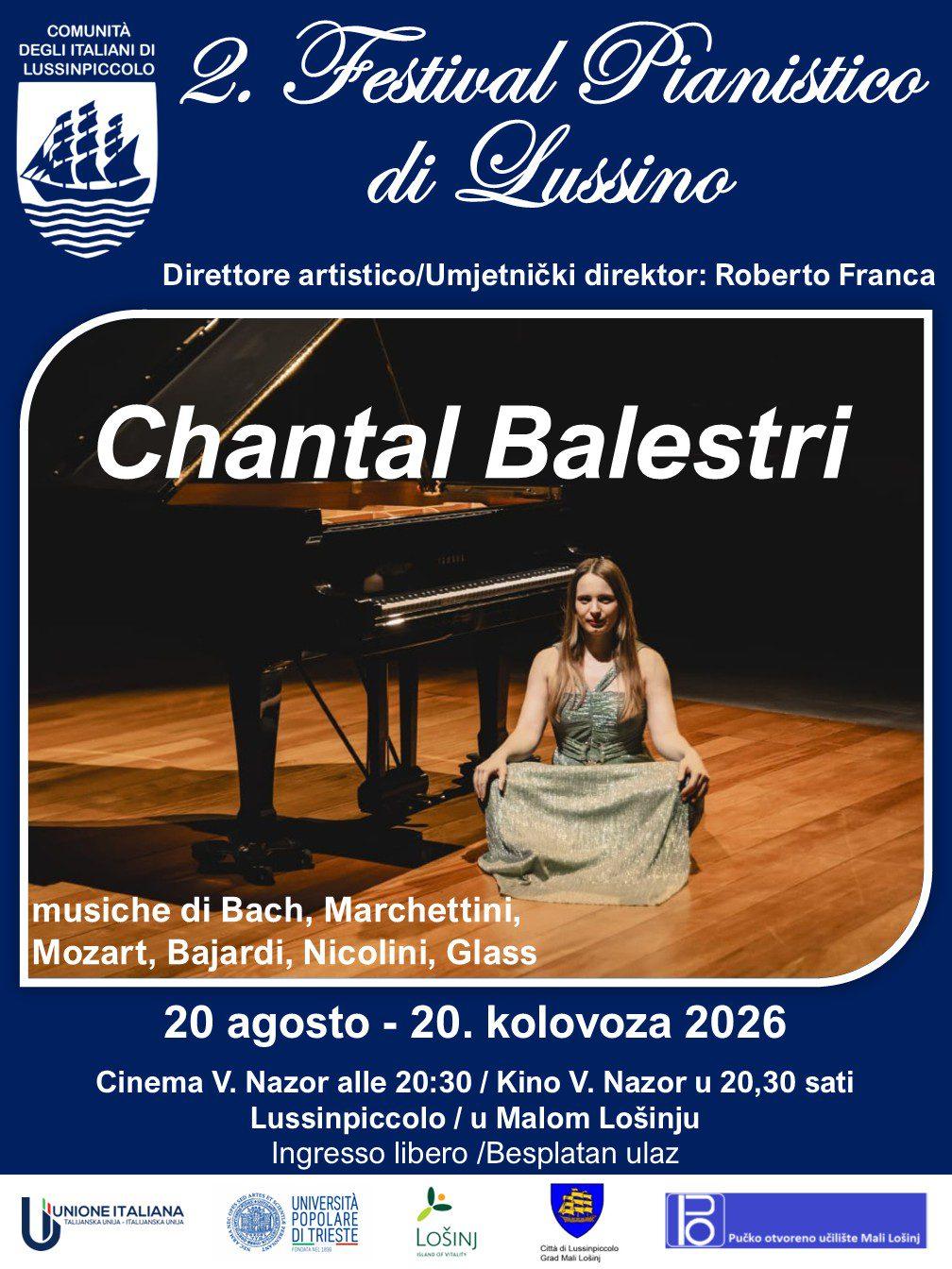 Chantal Balestri - koncert / 2. Pijanistički festival