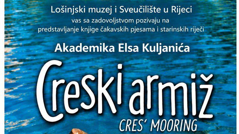 Predstavljanje knjige „Creski armiž“ akademika Elsa Kuljanića