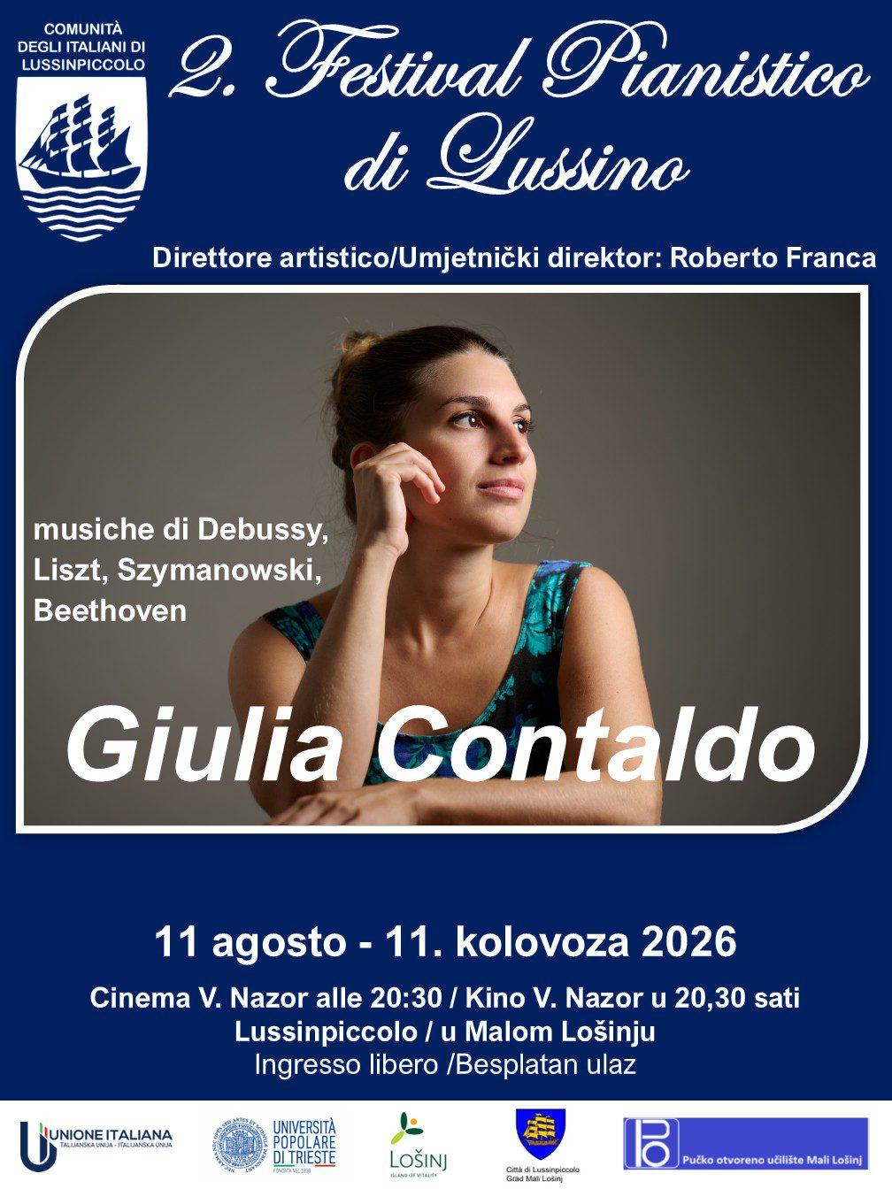 Giulia Contaldo - koncert 2. Pijanističkog festivala