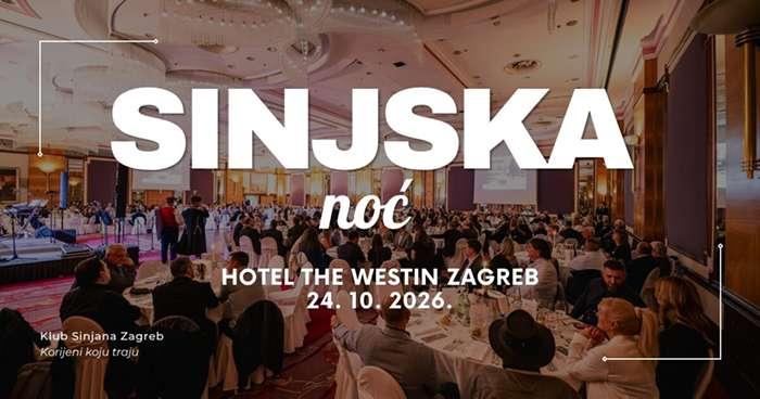 Ovogodišnja „Sinjska noć 2026.” održat će se 24. listopada u hotelu The Westin Zagreb
