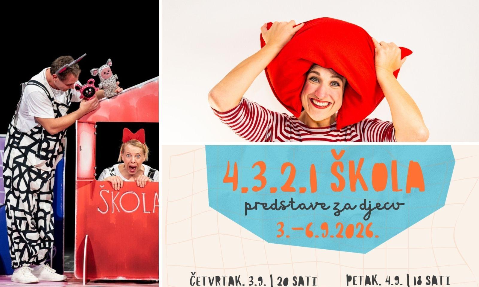 4, 3, 2, 1 ŠKOLA Četiri dana, četiri predstave za najmlađe – ulaz besplatan
