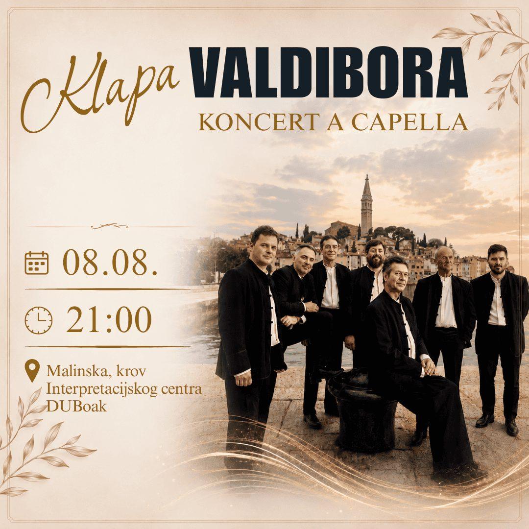 Klapa VALDIBORA – koncert a cappella