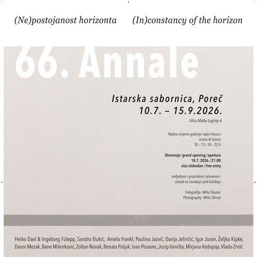 66. Porečki Annale - (Ne)postojanost horizonta