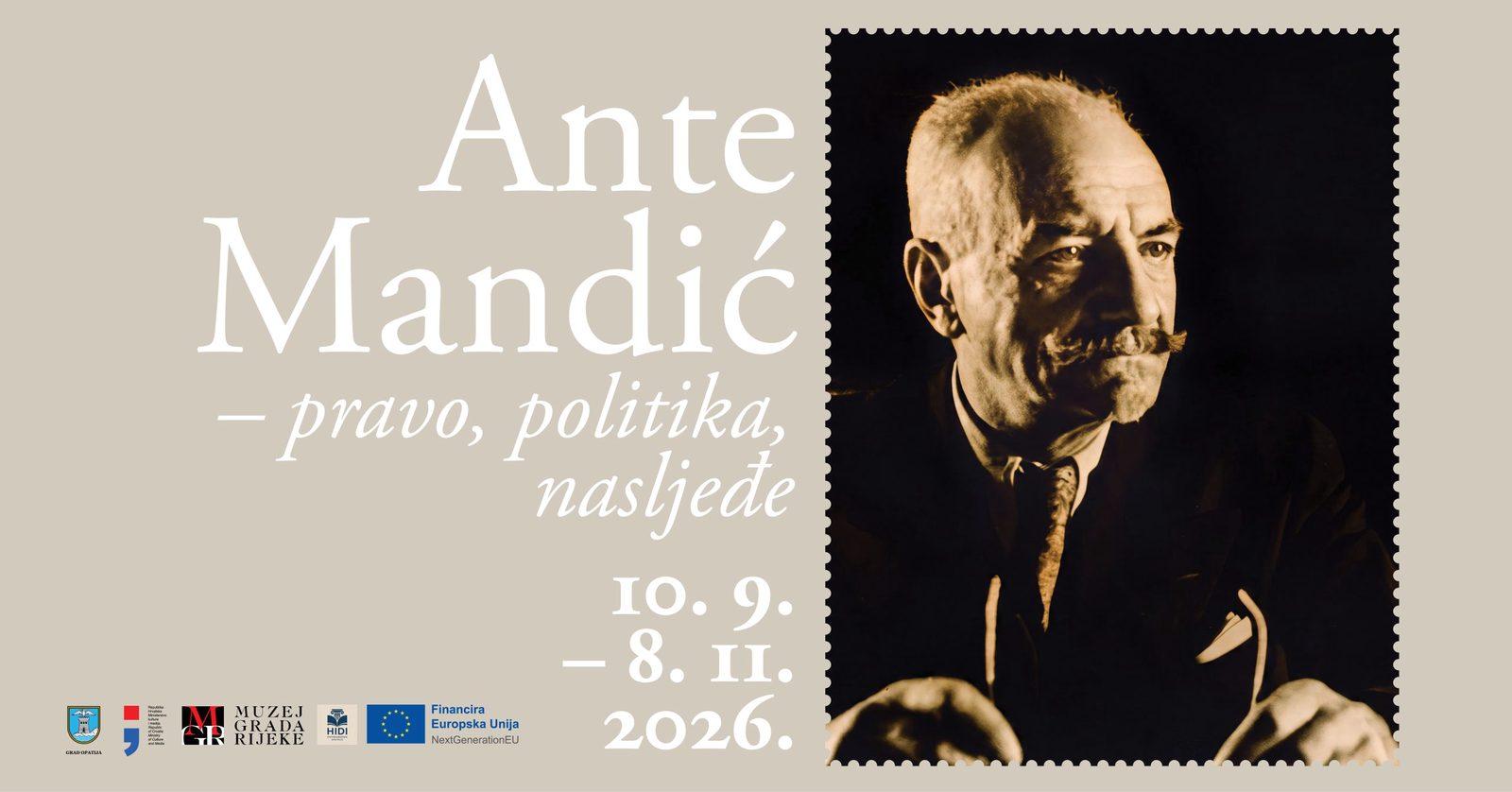 Ante Mandić – pravo, politika, nasljeđe