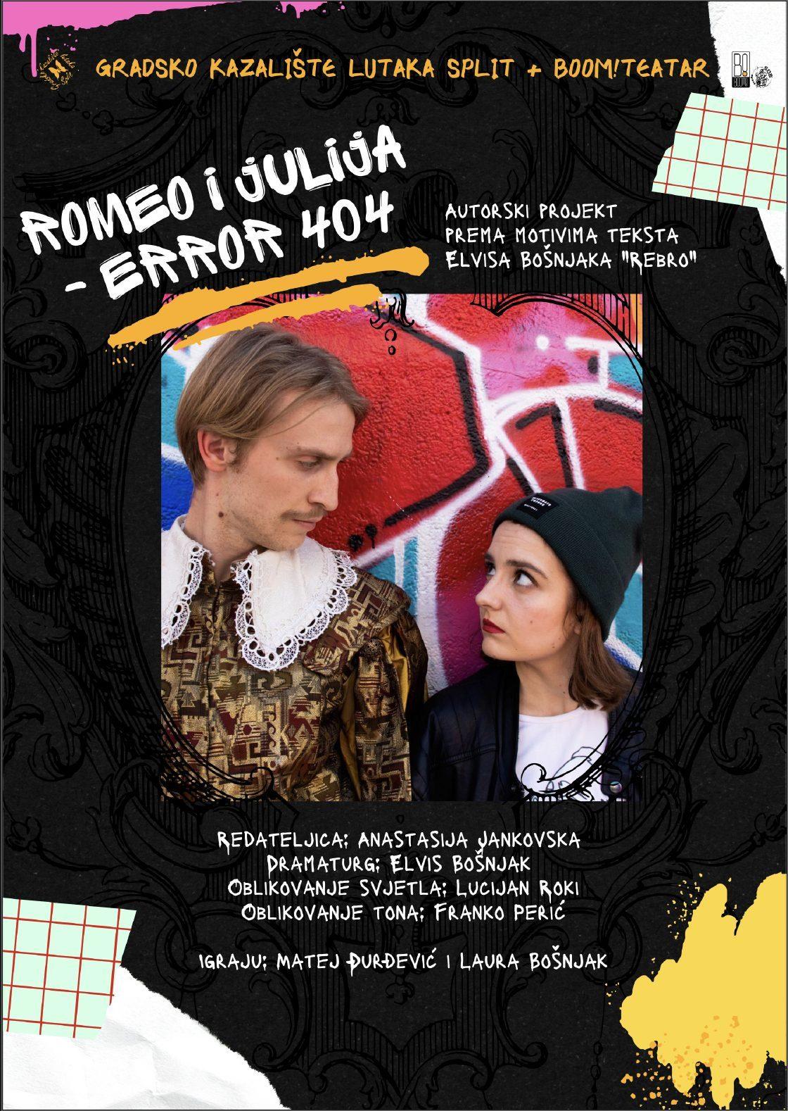 Romeo i Julija – Error 404 | Kazališna predstava u Kinu Veli Lošinj (12+)
