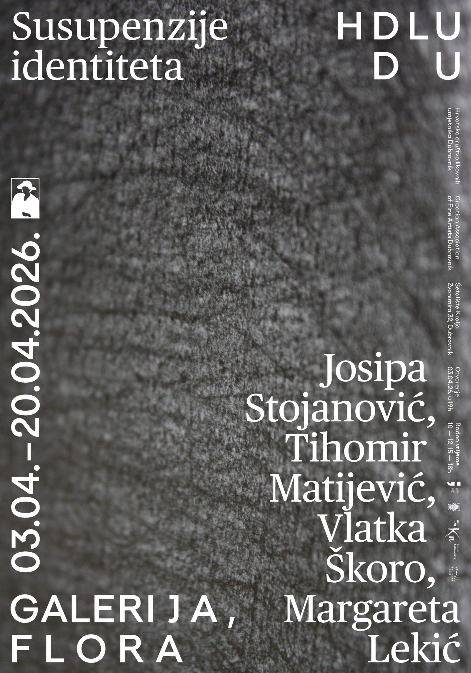 SUSPENZIJE IDENTITETA: Margareta Lekić, Tihomir Matijević, Josipa Stojanović, Vlatka Škoro