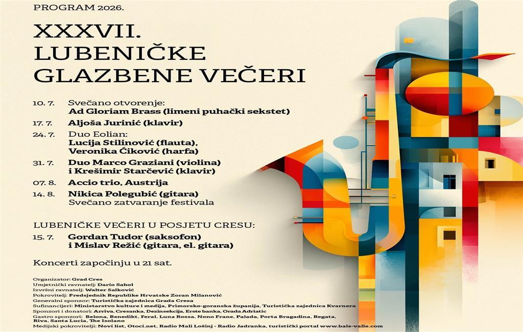 XXXVII. Lubeničke glazbene većeri
