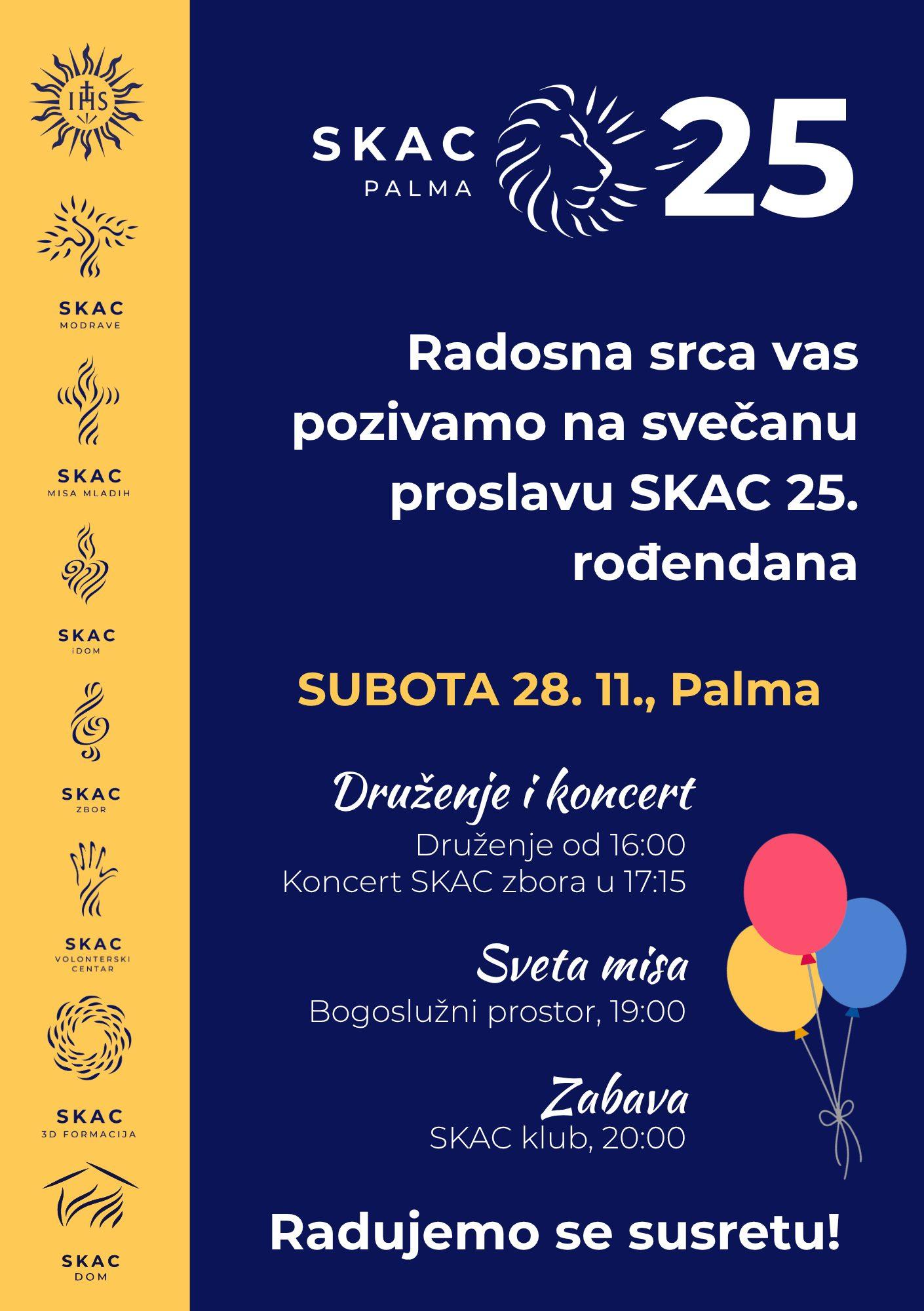 Proslava 25 godina Studentskog katoličkog centra Palma