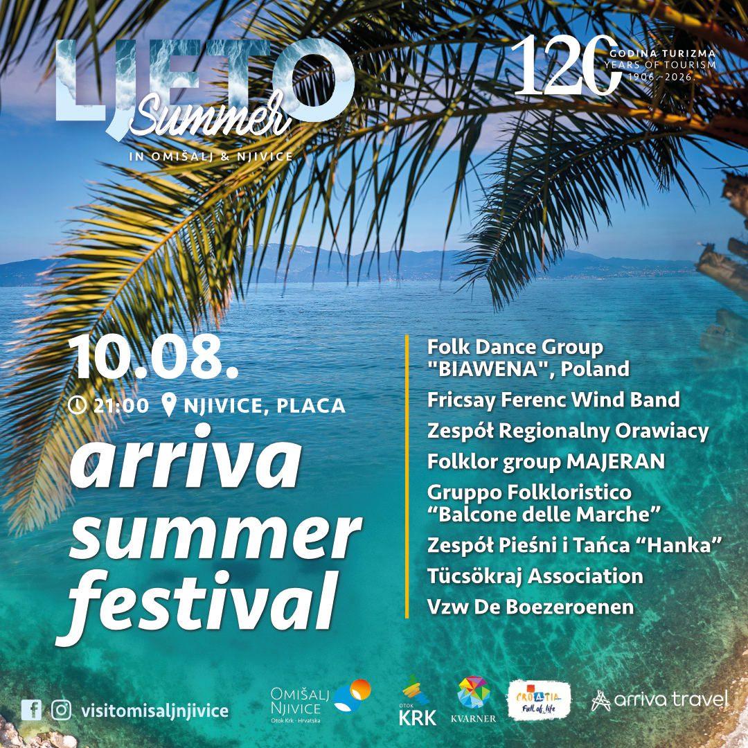 Arriva Summer Festival donosi bogatstvo folklora u Njivice