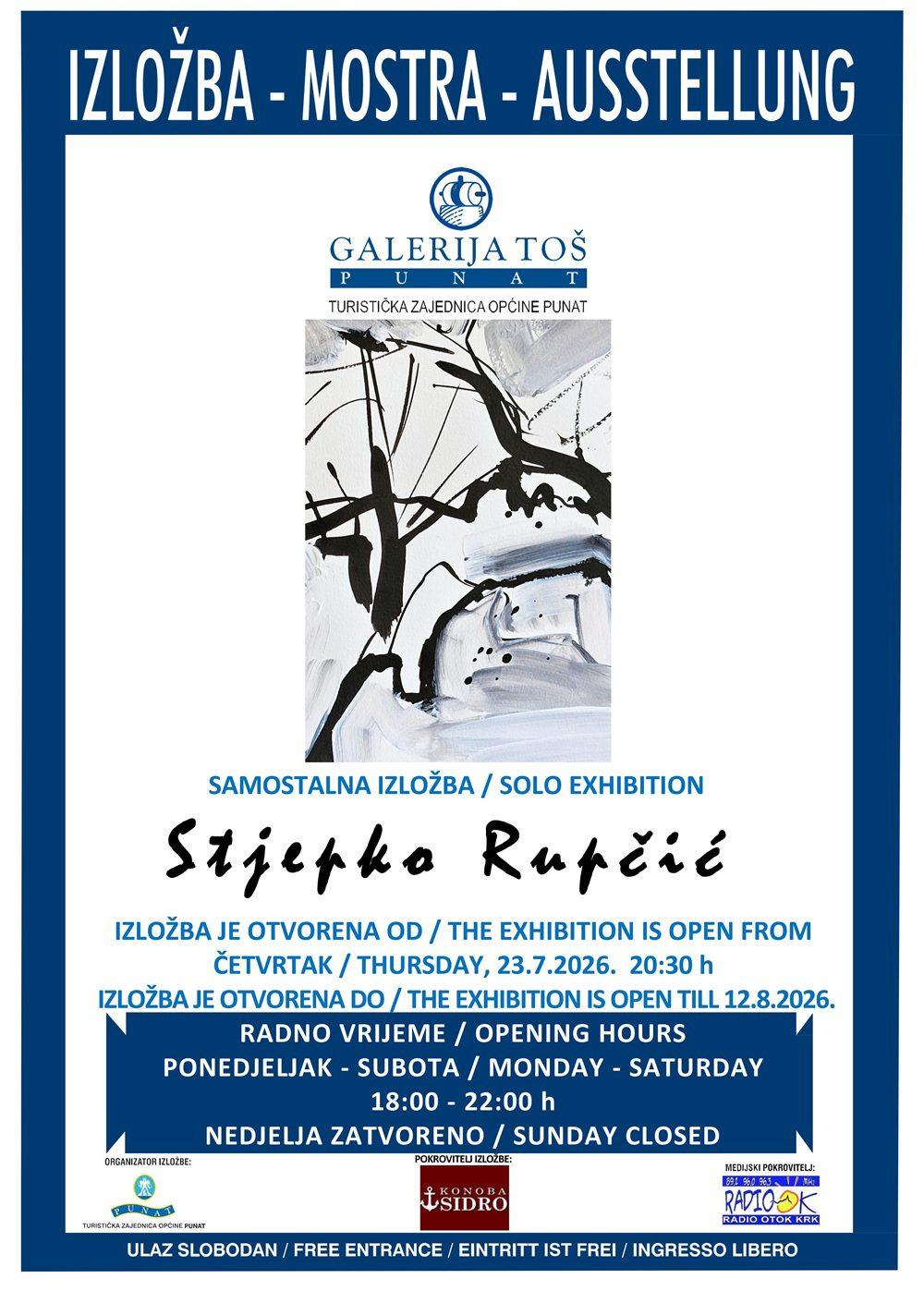Umjetnička izložba- Stjepko Rupčić
