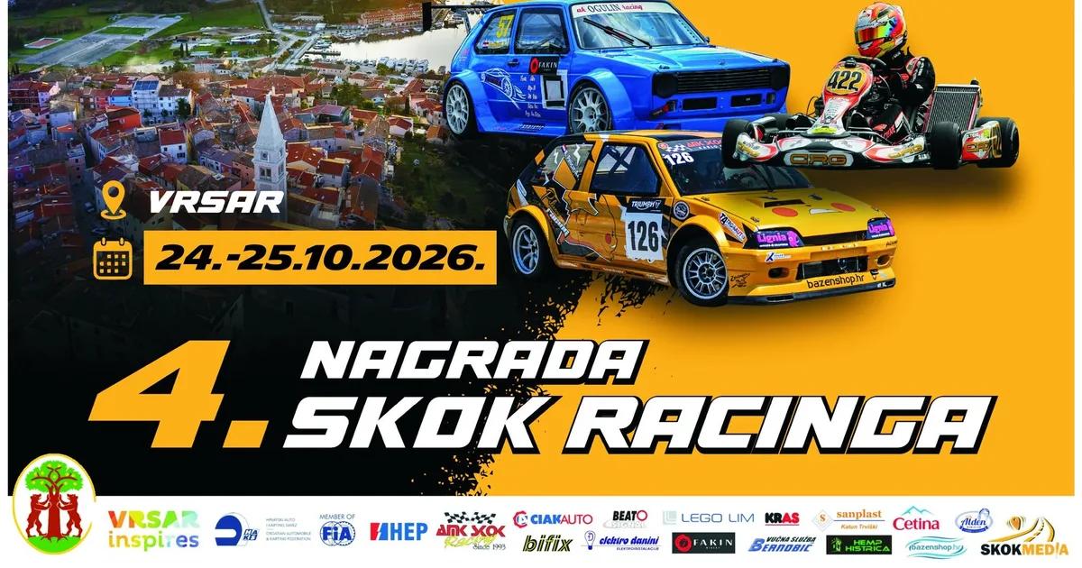 4. Nagrada Skok Racinga 2026. – subota: karting slalom za najmlađe