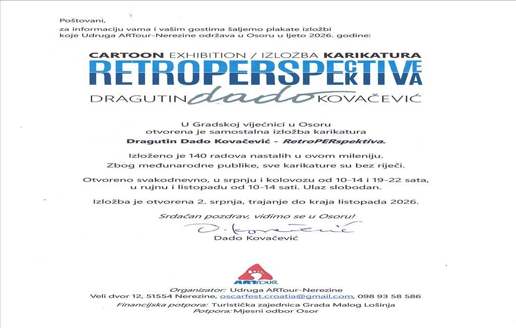 RETROPERSPECKTIVA – Dragutin Dado Kovačević - Osor