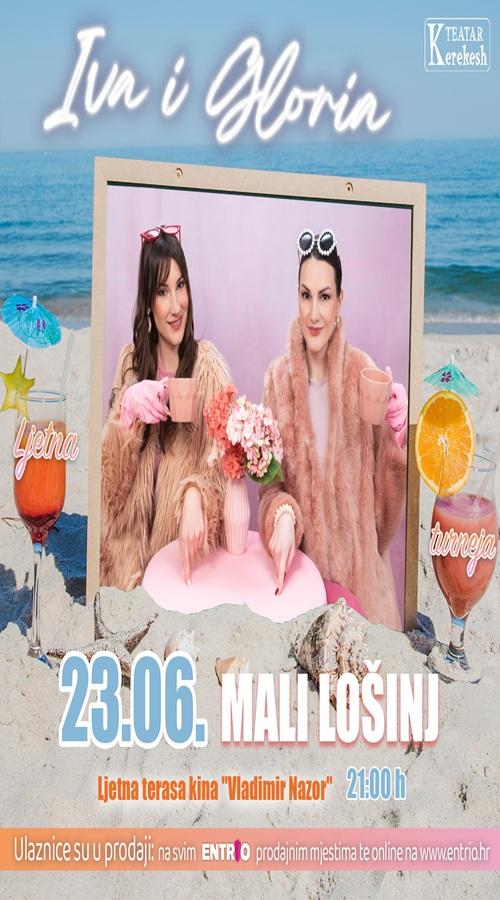 Iva i Glorija 23.6. u 21 sat ljetna pozornica Kina