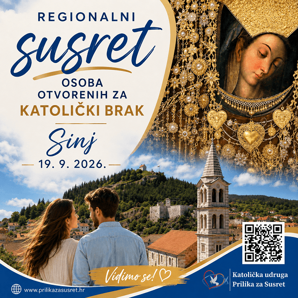 Katolička udruga ‘Prilika za Susret’ u Sinju okupljaja osobe otvorene pozivu na katolički brak